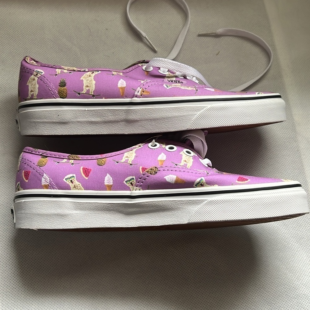 NEW!!! Vans Pool Vibes Ankle Canvas Shoe Sneaker Violet Women’s Size 7 Men’s 5.5 - Picture 11 of 11